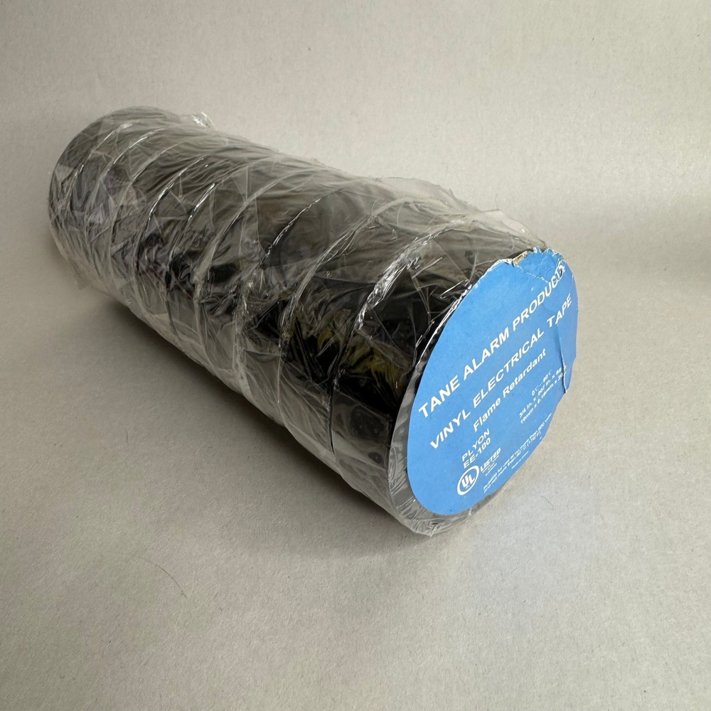 Tane Alarm Products PLYON EE-100 Vinyl Electrical Tape Flame Retardant 10 Pack